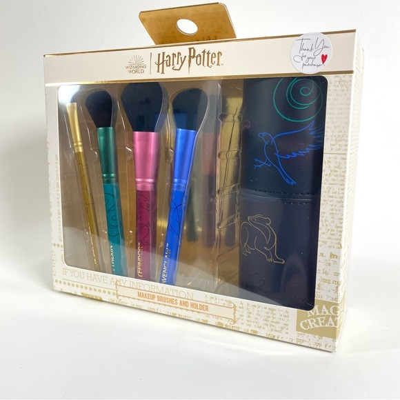 Warner Bros. Makeup Harry Potter Wizard Hogwarts Makeup Brushes And